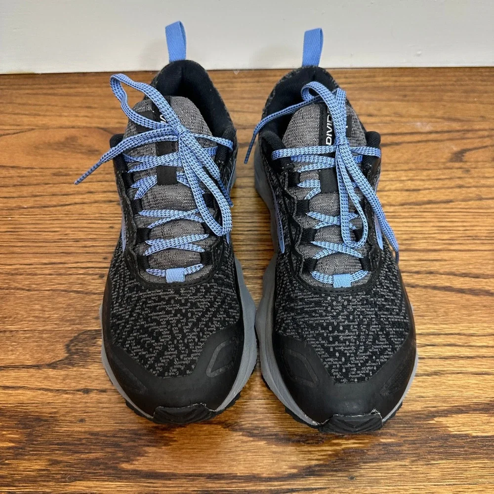 Brooks Divide 4‎ Women's Trail Running Shoes Black Blue Size 8